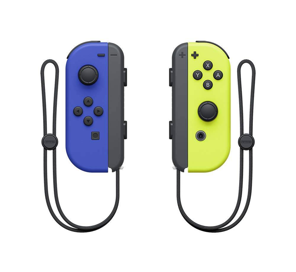 Nintendo Switch 青と黄のJoy-Con 本体 スプラトゥーン2 Nintendo Switch 本体 箱あり ジョイコン青、黄色 スプラケース