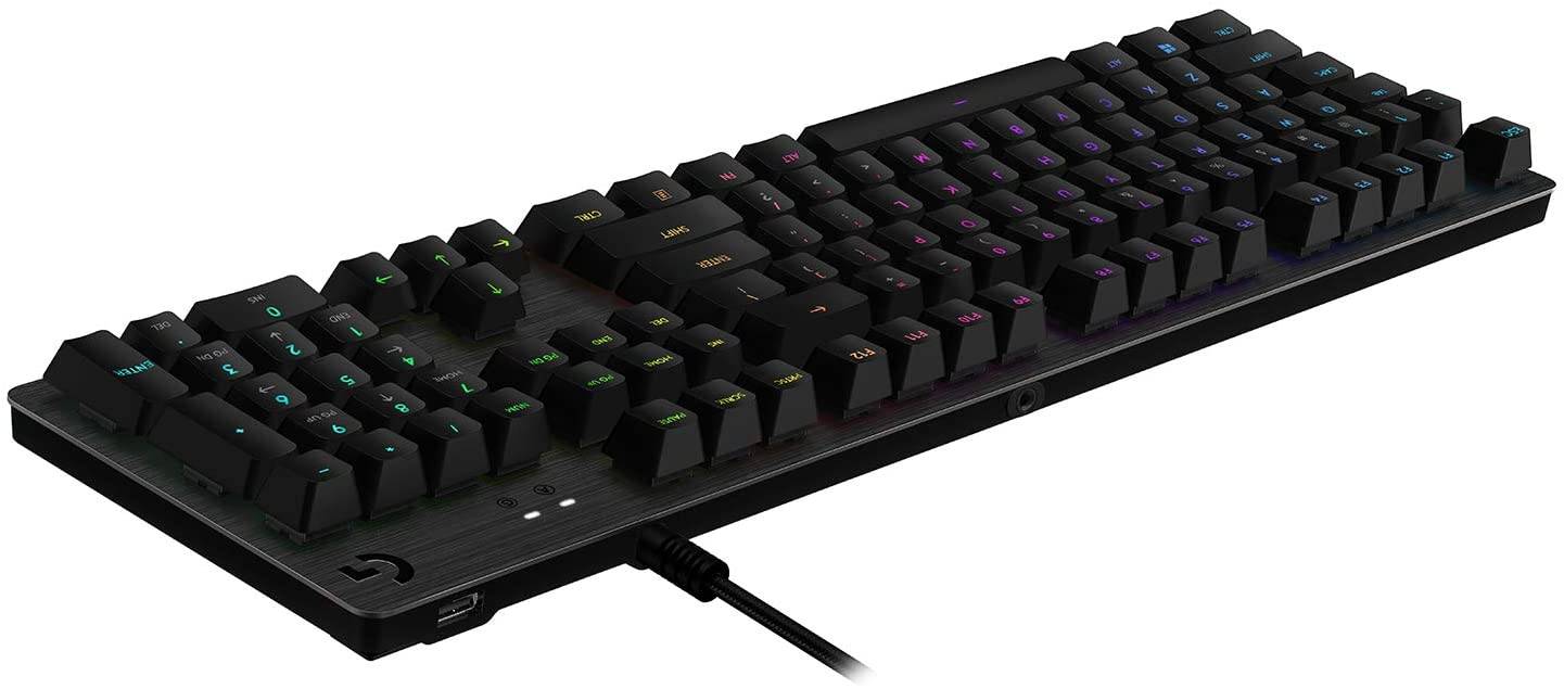 Logitech G512 Carbon RGB Gaming Keyboard + Palm Rest