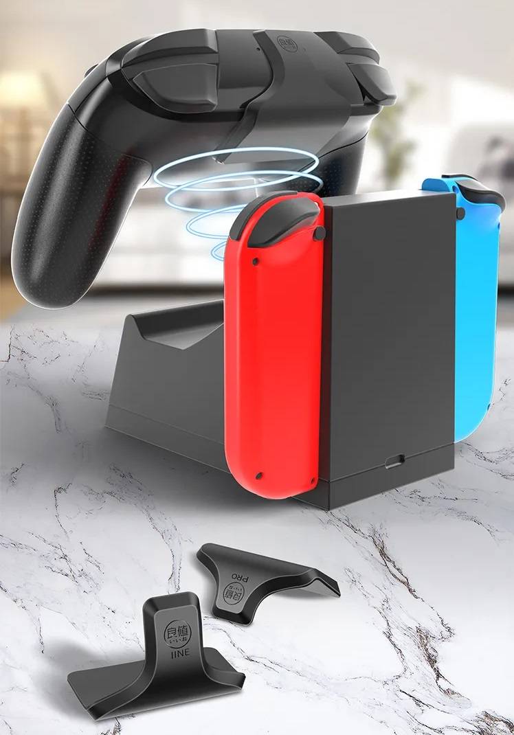 IINE Switch Wireless Charging for JoyCon and Pro Controller