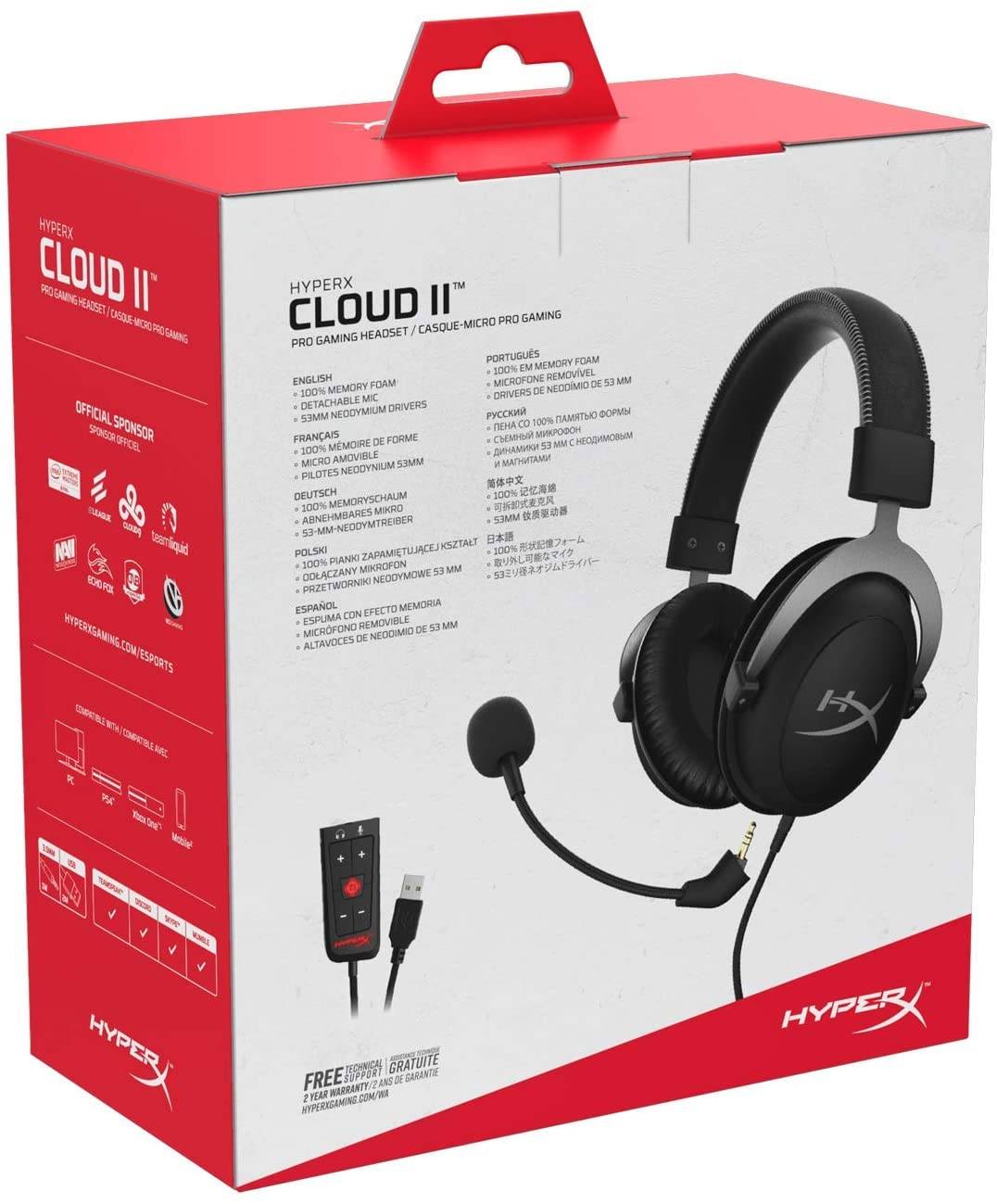 HyperX Cloud II Gun Metal