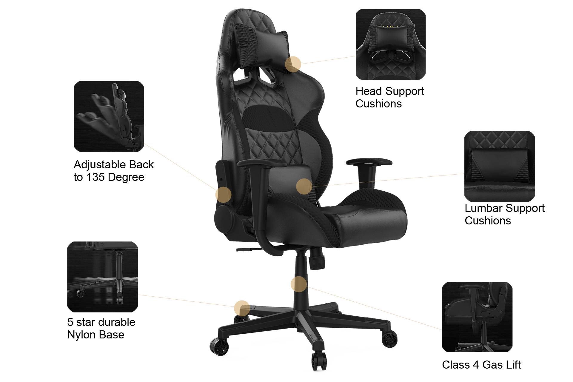 Gamdias zelus e1 gaming chair review sales