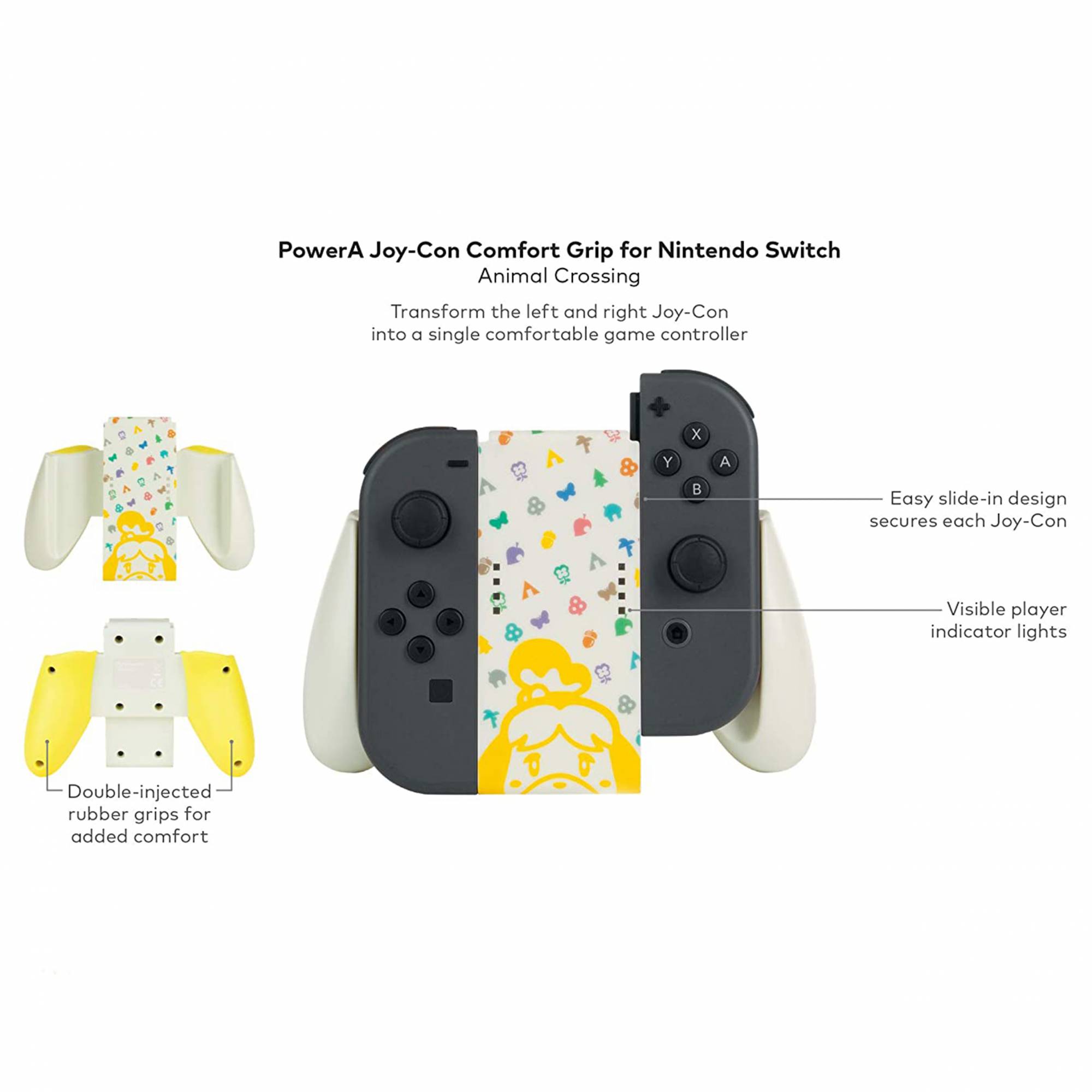 Nintendo Switch Joy Con Animal Crossing PowerA Nintendo Switch/Lite Joy-Con Comfort Grip - Animal Crossing