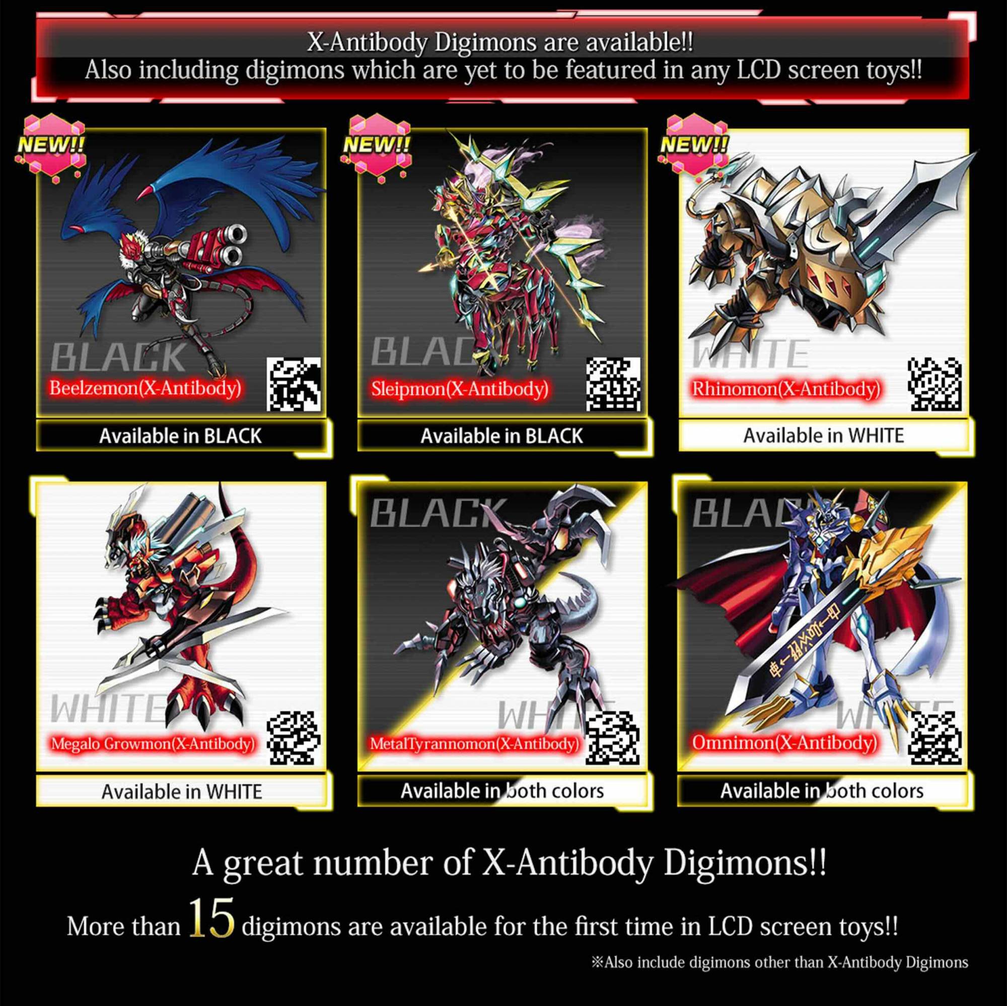 Bandai Digimon Digital Monster X Ver.1 Black & Red