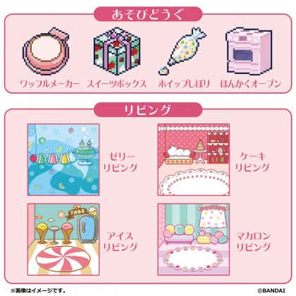 Tamagotchi Smart Tama Smart Card - Sweets Friends