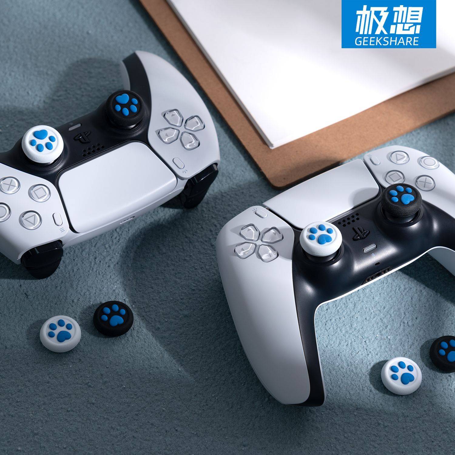 Geekshare Thumb Grip PS5/PS4/Switch Pro Cat Paw Shaped