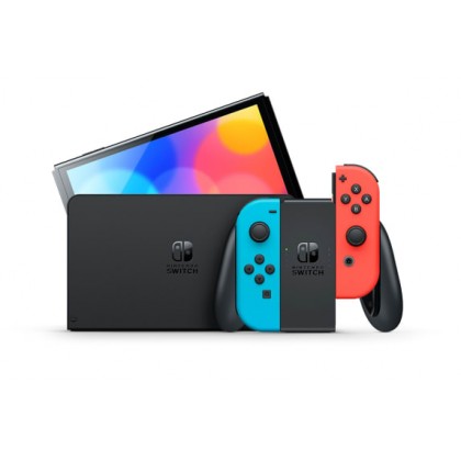 Nintendo Switch (OLED model) Neon Red/Neon Blue Console