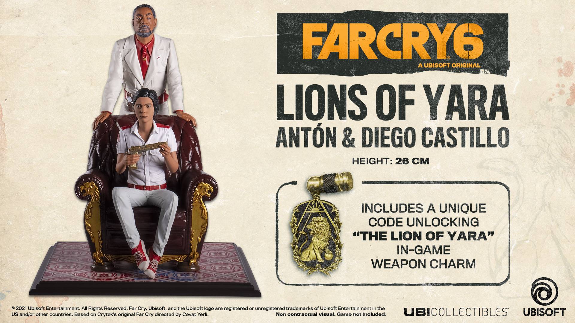 Figurine Far Cry 6 - Lions Of Yara : Anton & Diego Castillo (Neuf Sous Blister)