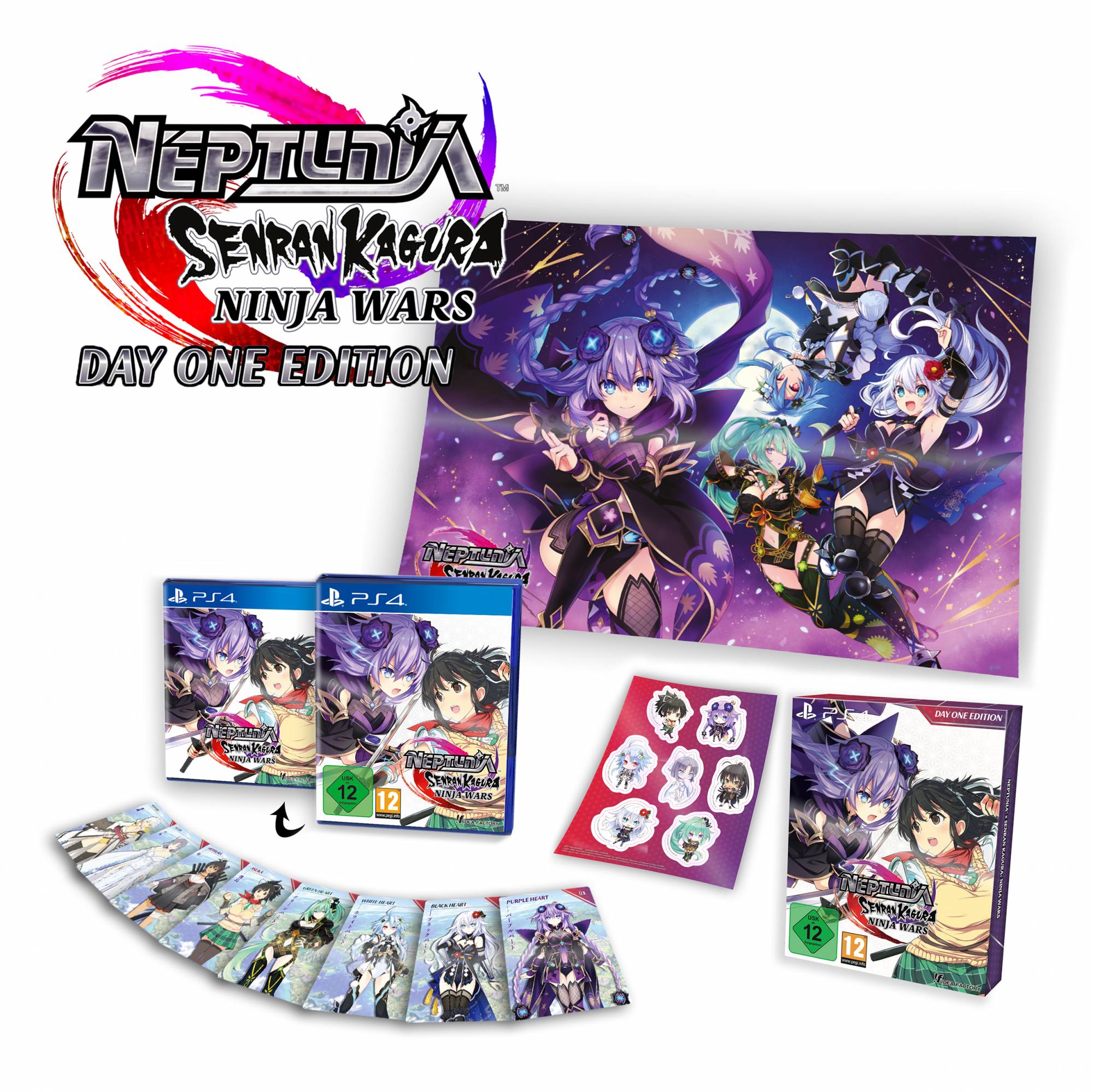 Jeu PS4 Neptunia X Senran Kagura Ninja Wars Day One Edition - Neuf Sous Blister