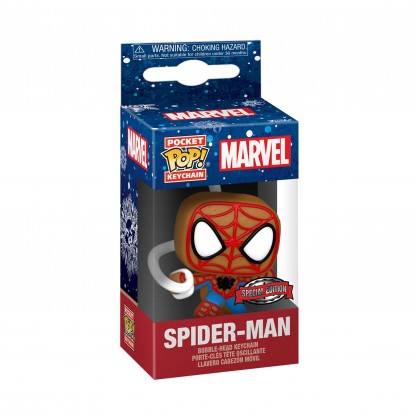 Funko Pocket POP! Keychain: Marvel Holiday - Gingerbread Spider-Man [Special Edition]