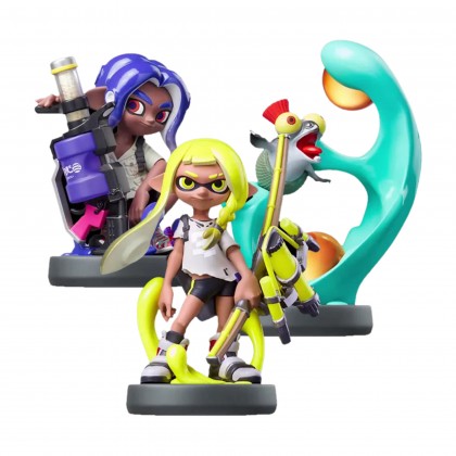 AMIIBO SPLATOON 3 OCTOLING INKLING JAUNE (YELLOW) JAPAN NEW
