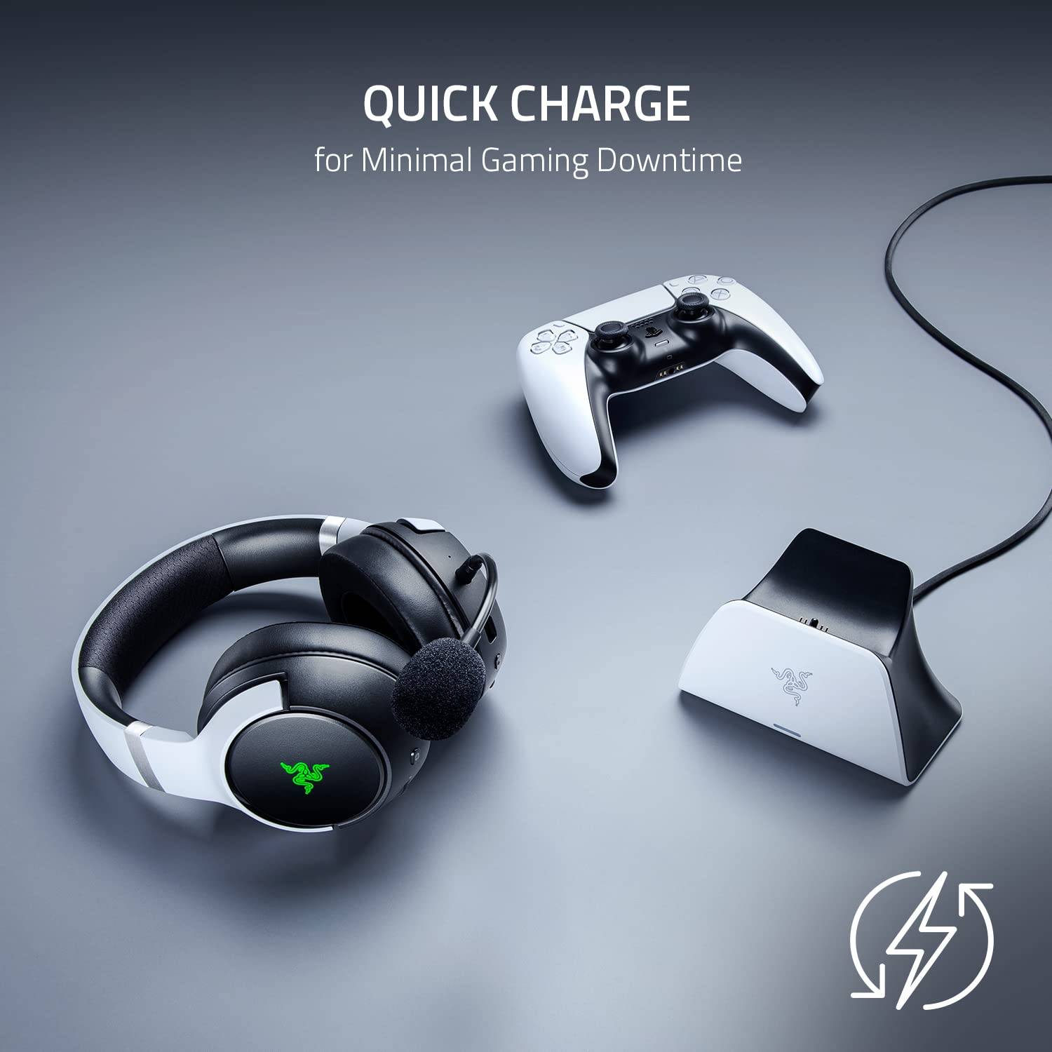 Razer Quick Charging Stand for PS5 Red I White I Black