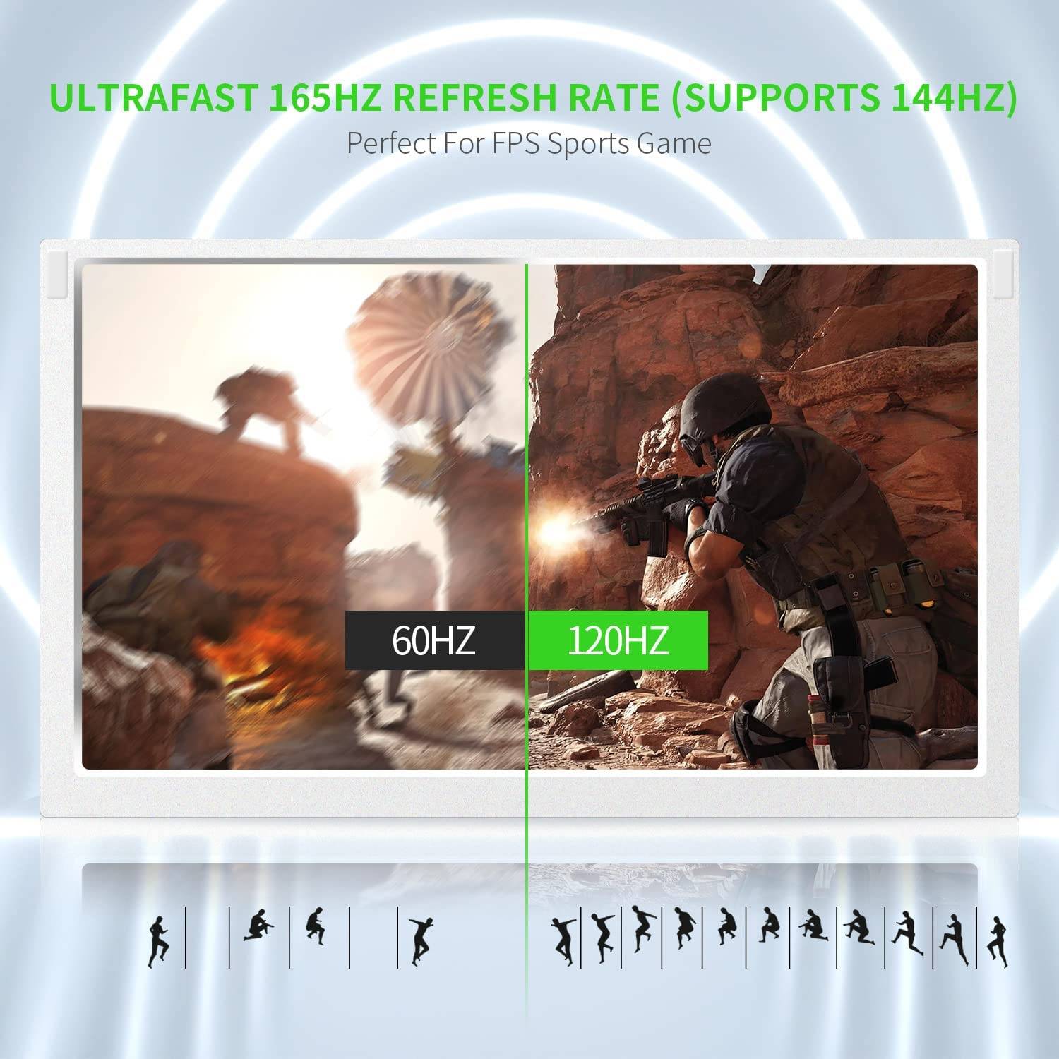 GSTORY 15.6‘’ 2K 144Hz Portable Monitor for Xbox Series S