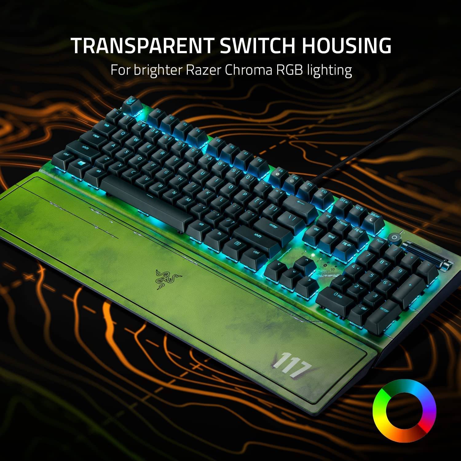 Razer BlackWidow V3 [Green Switch] - Halo Edition