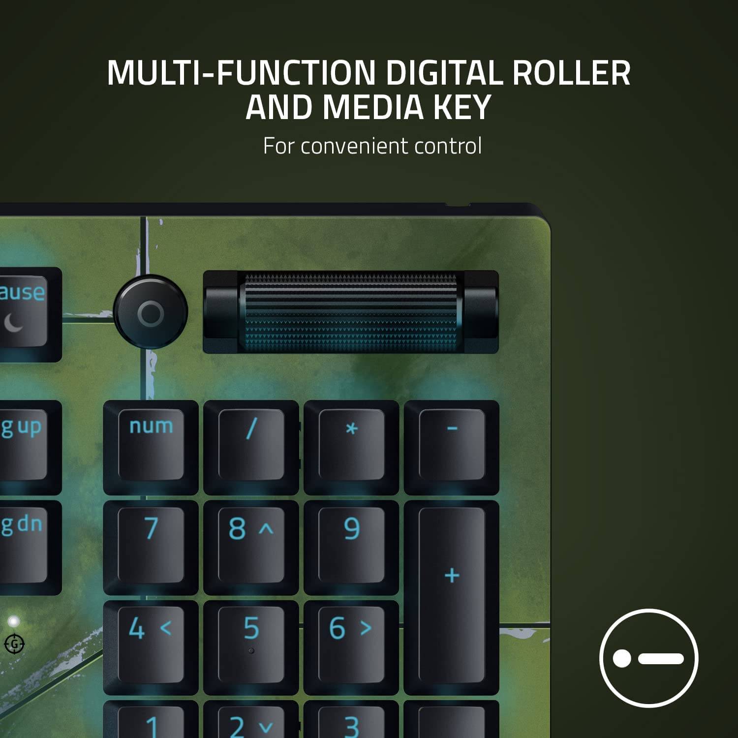 Razer BlackWidow V3 [Green Switch] Halo Edition