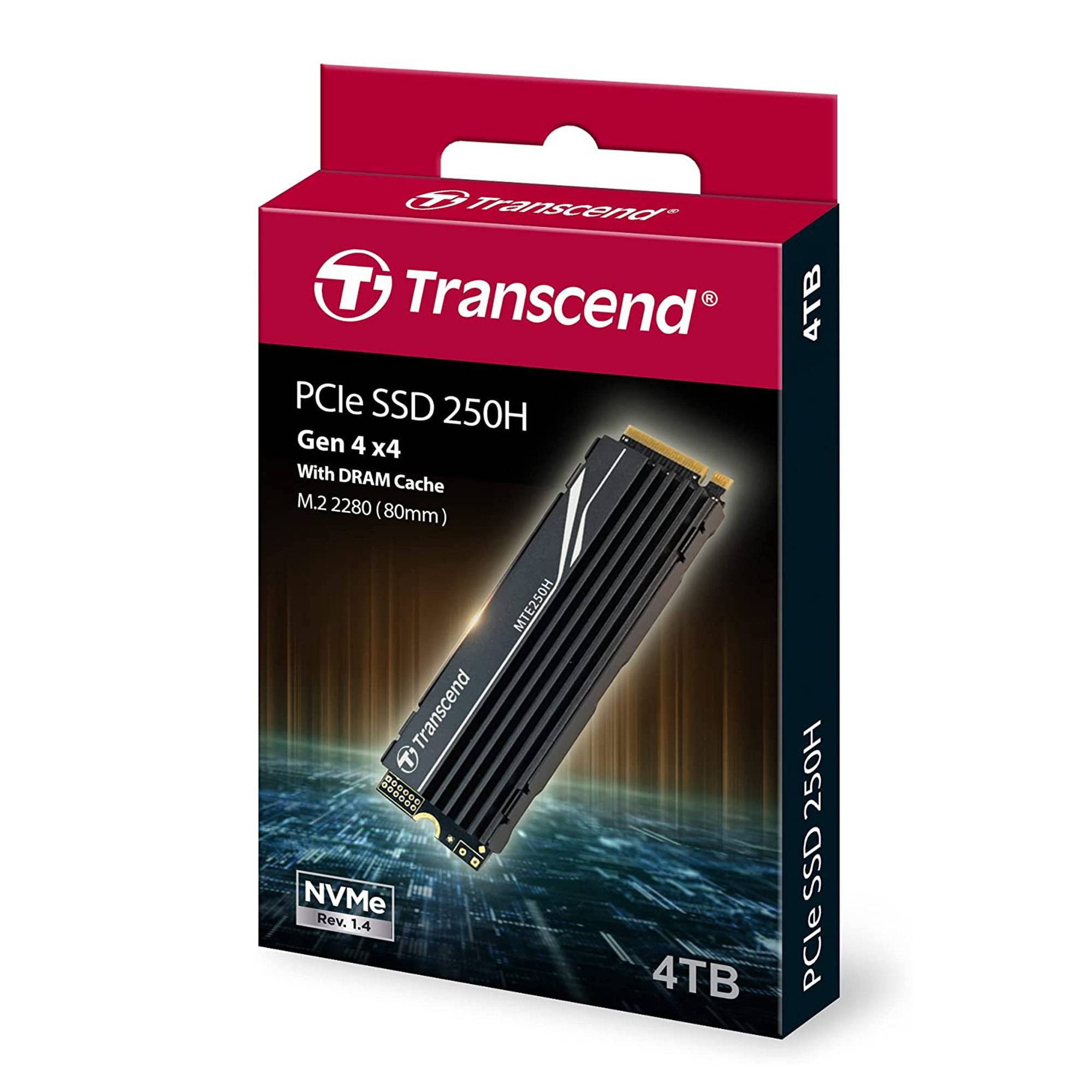 Transcend NVMe PCIe Gen4 x4 SSD MTE250H [ 1TB / 2TB / 4TB