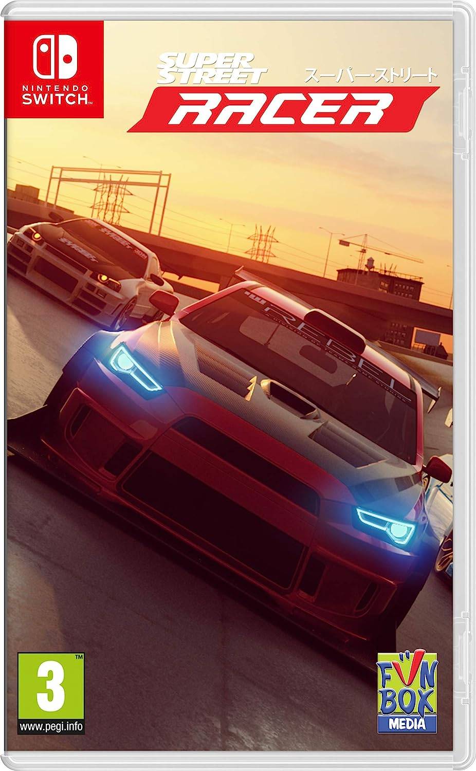 Switch Super Street Racer Bundle + Wheel Accessory [ EU Eng]