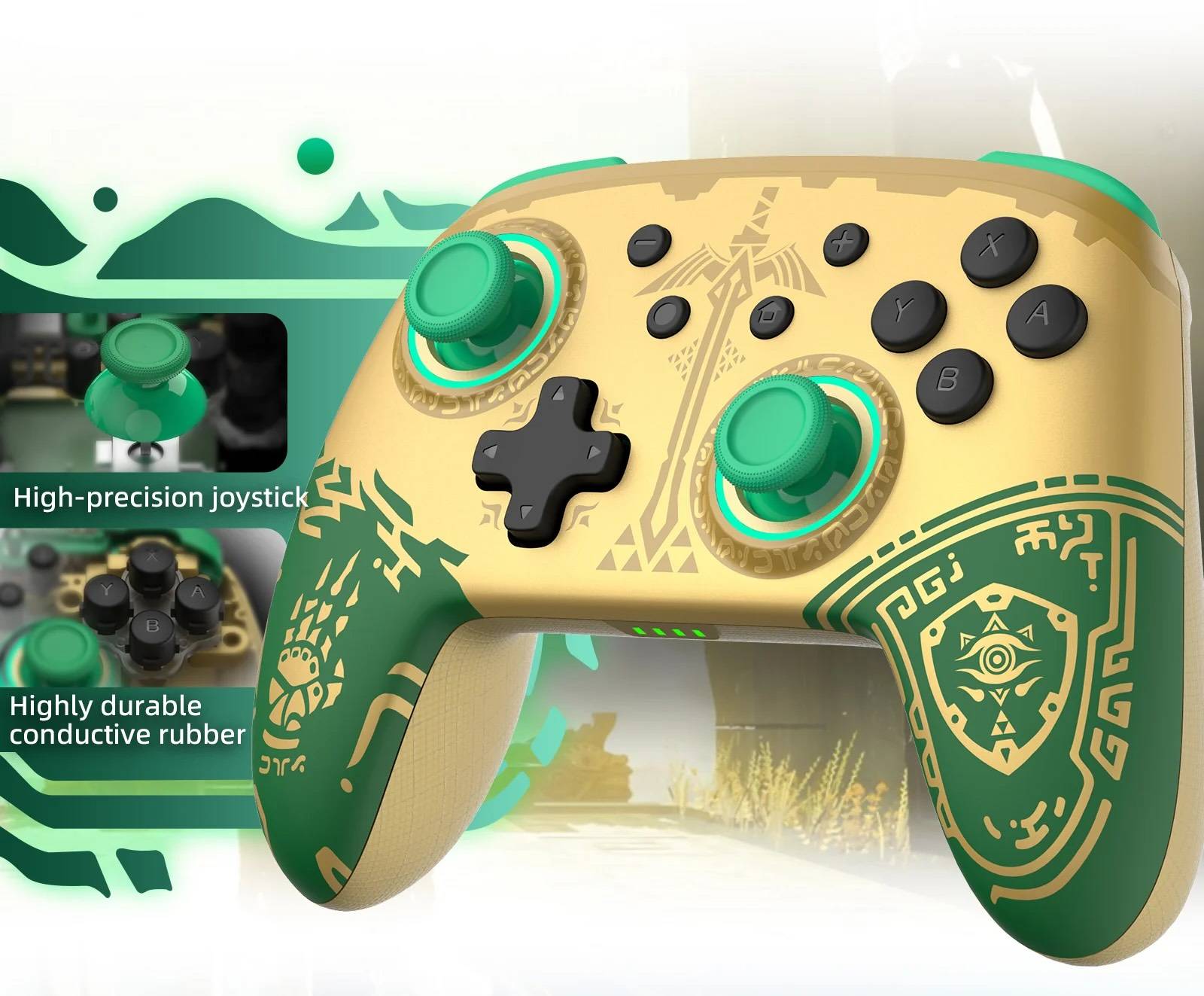 IINE L807 Zelda Edition Golden WIreless Controller
