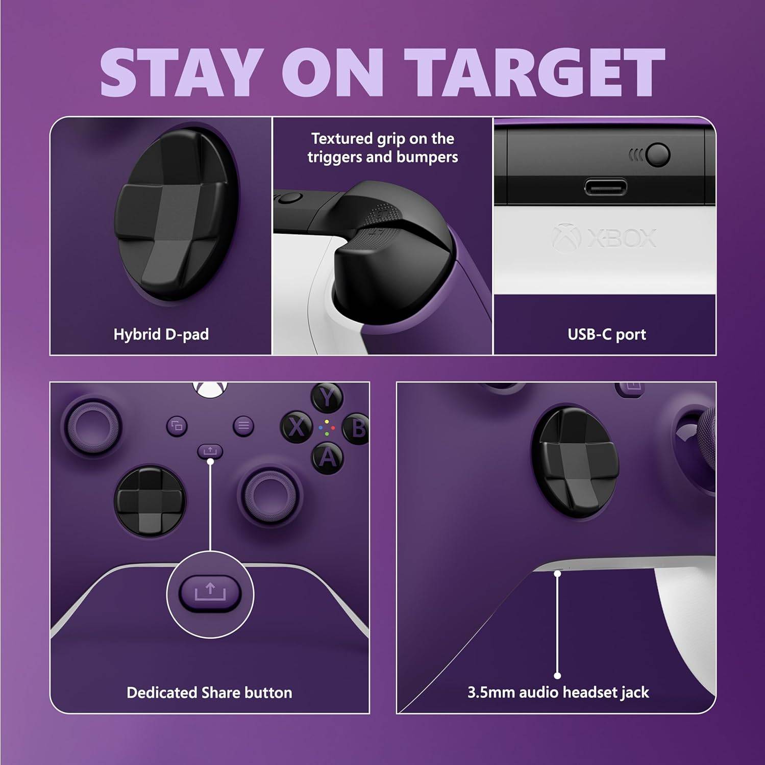 Xbox Wireless Controller Astral Purple