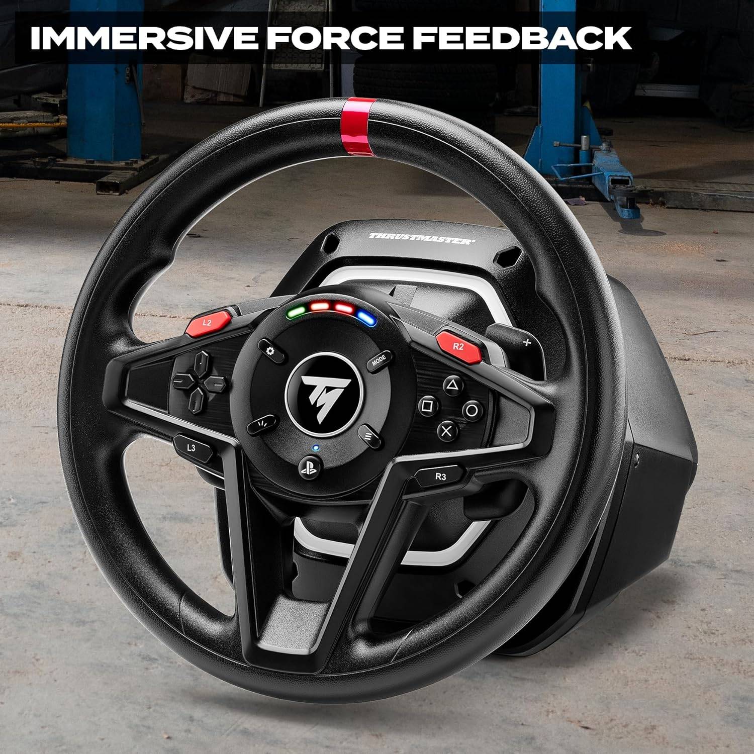 Thrustmaster T128 Force Feedback Racing Wheel with Magnetic Pedals