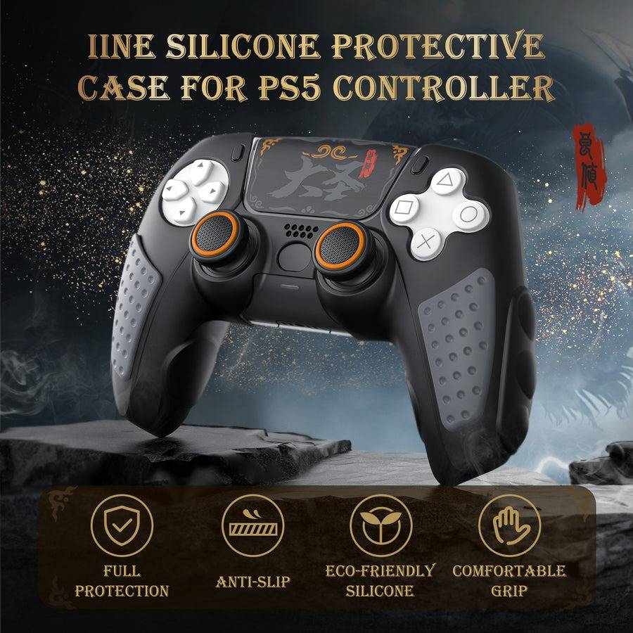 IINE SILICONE PROTECTIVE CASE SET for PS5 CONTROLLER [ L1034 Great Sage ...
