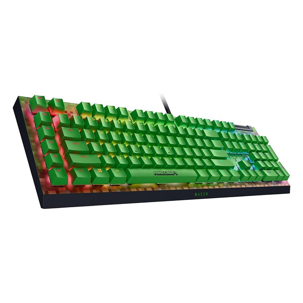 Minecraft Razor Keyboard Razer BlackWidow V4 X Mechanical Gaming Keyboard with Razer Chroma RGB ...