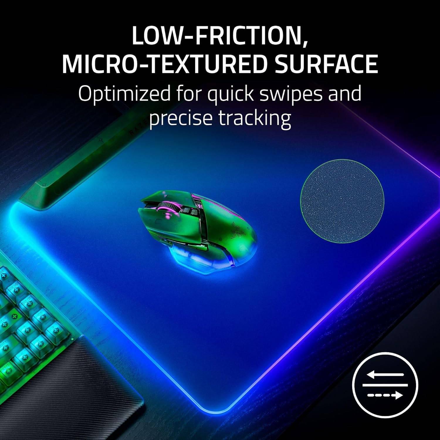 マウス・トラックボール Razer Firefly V2Pro Phantom GreenEdition Razer Firefly V2 Pro Phantom Green Edition Mouse Pad