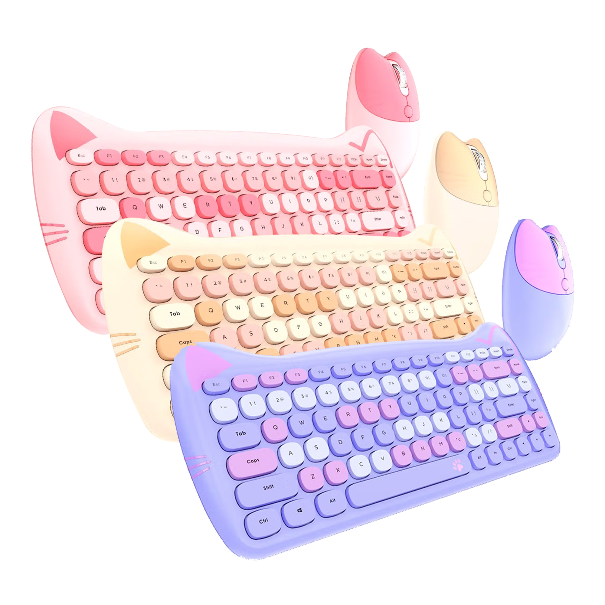 MOFii Geezer Kitty Wireless Keyboard & Mouse Set