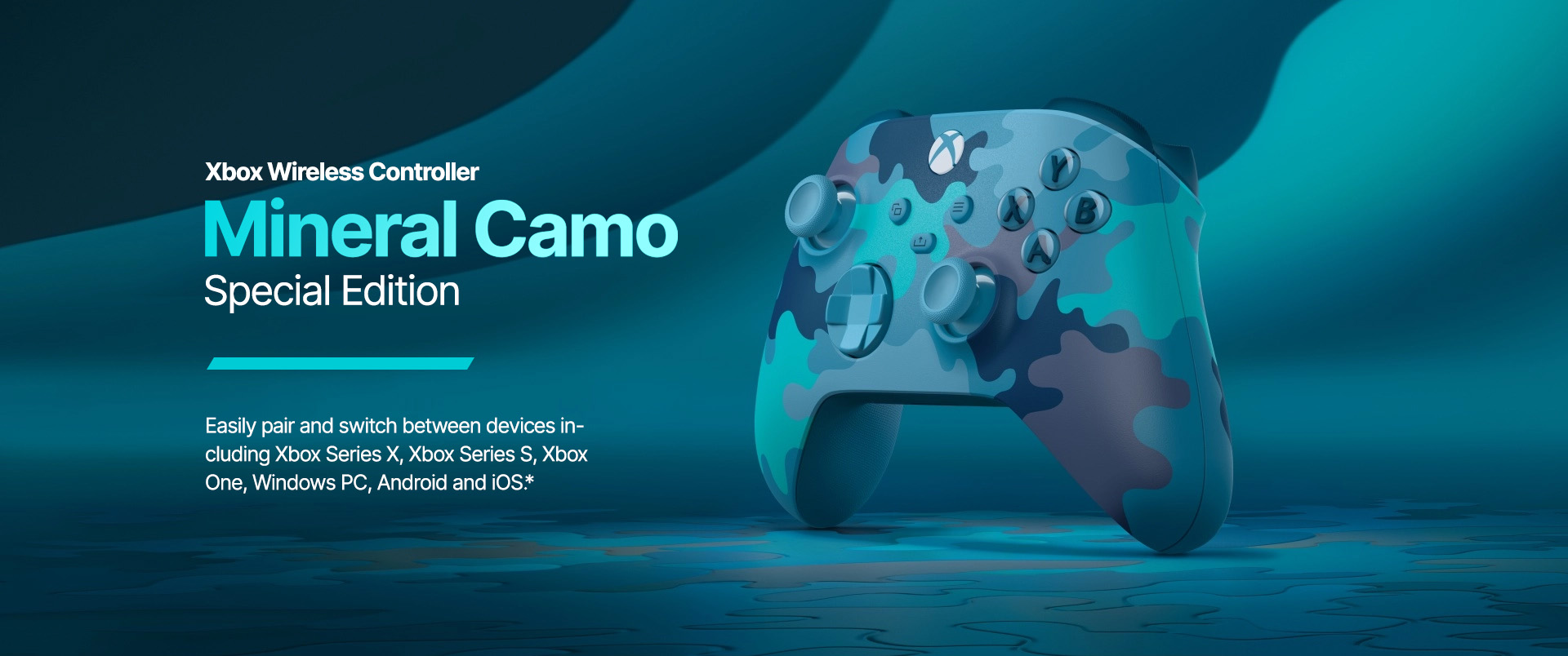 Xbox Wireless Controller Mineral Camo Special Edition