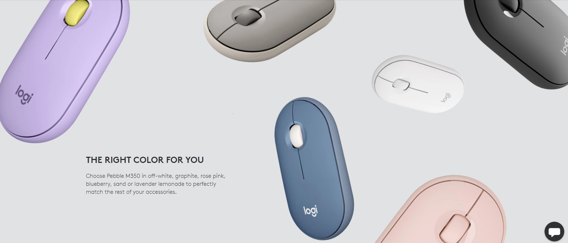 Logitech PEBBLE Wireless Mouse - M350