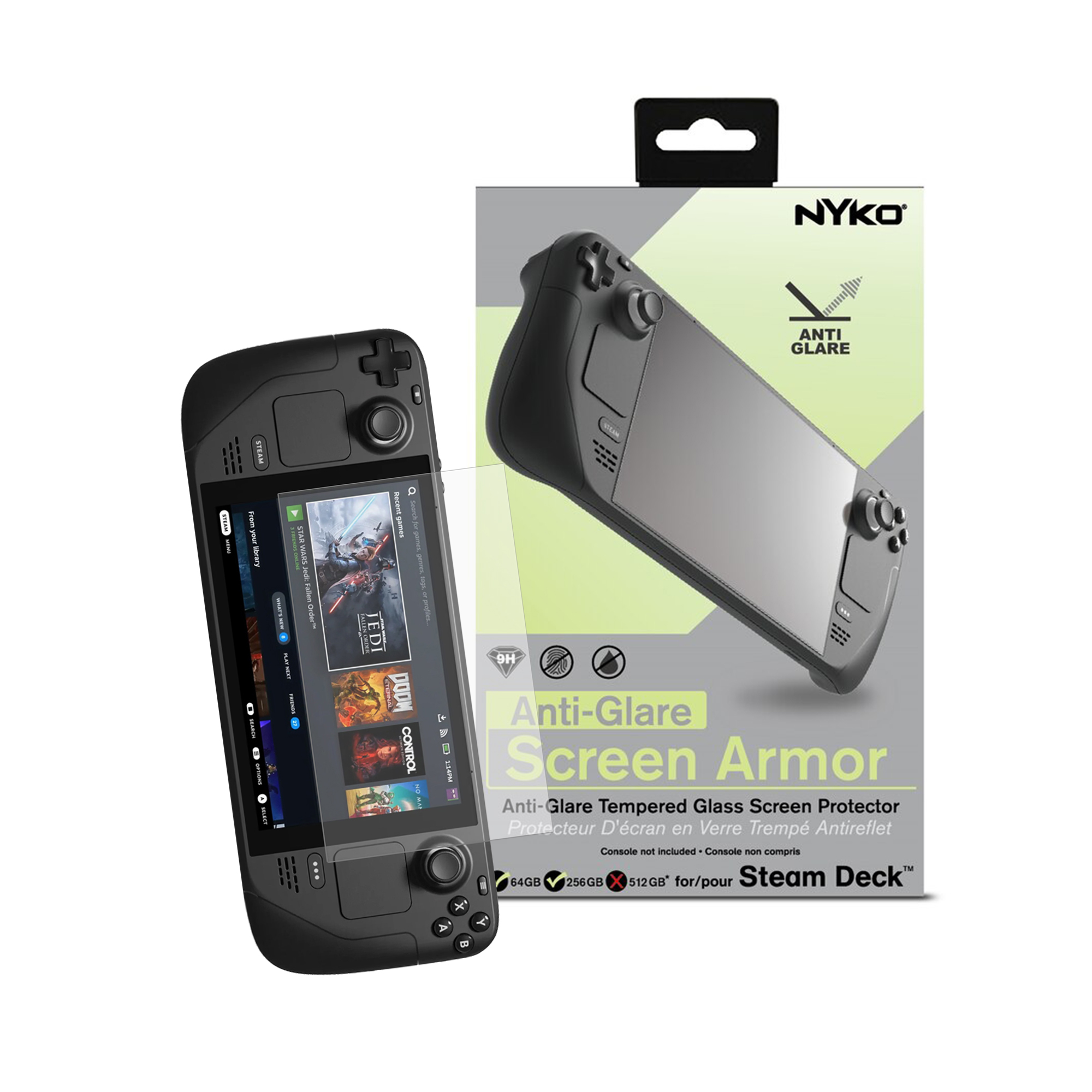 Nyko AntiGlare Screen Armor for Steam Deck