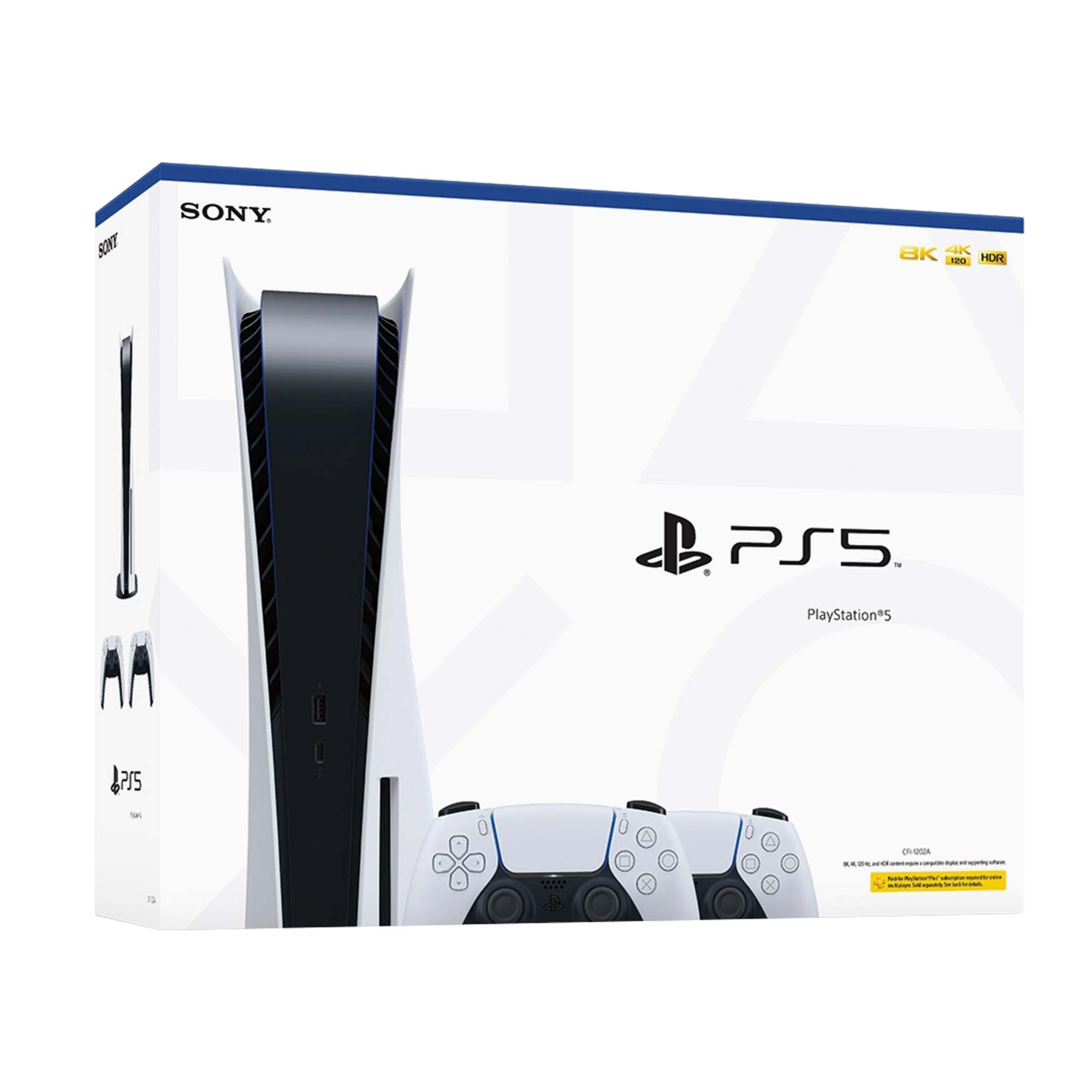 PlayStation 5 Console Two DualSense Wireless Controller Bundle