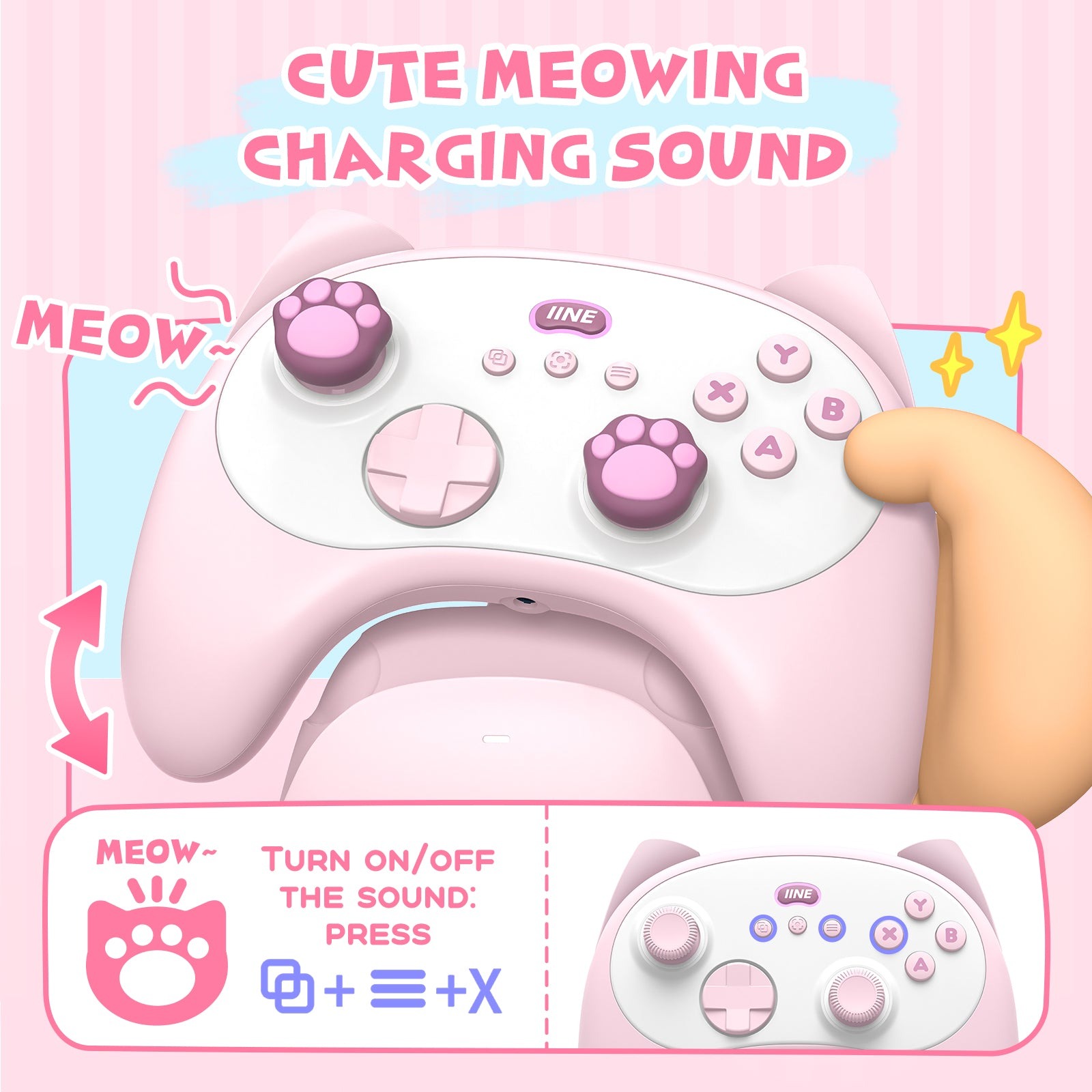 IINE Meow Kitten Controller with Charging Dock [L1050] / [L1049]