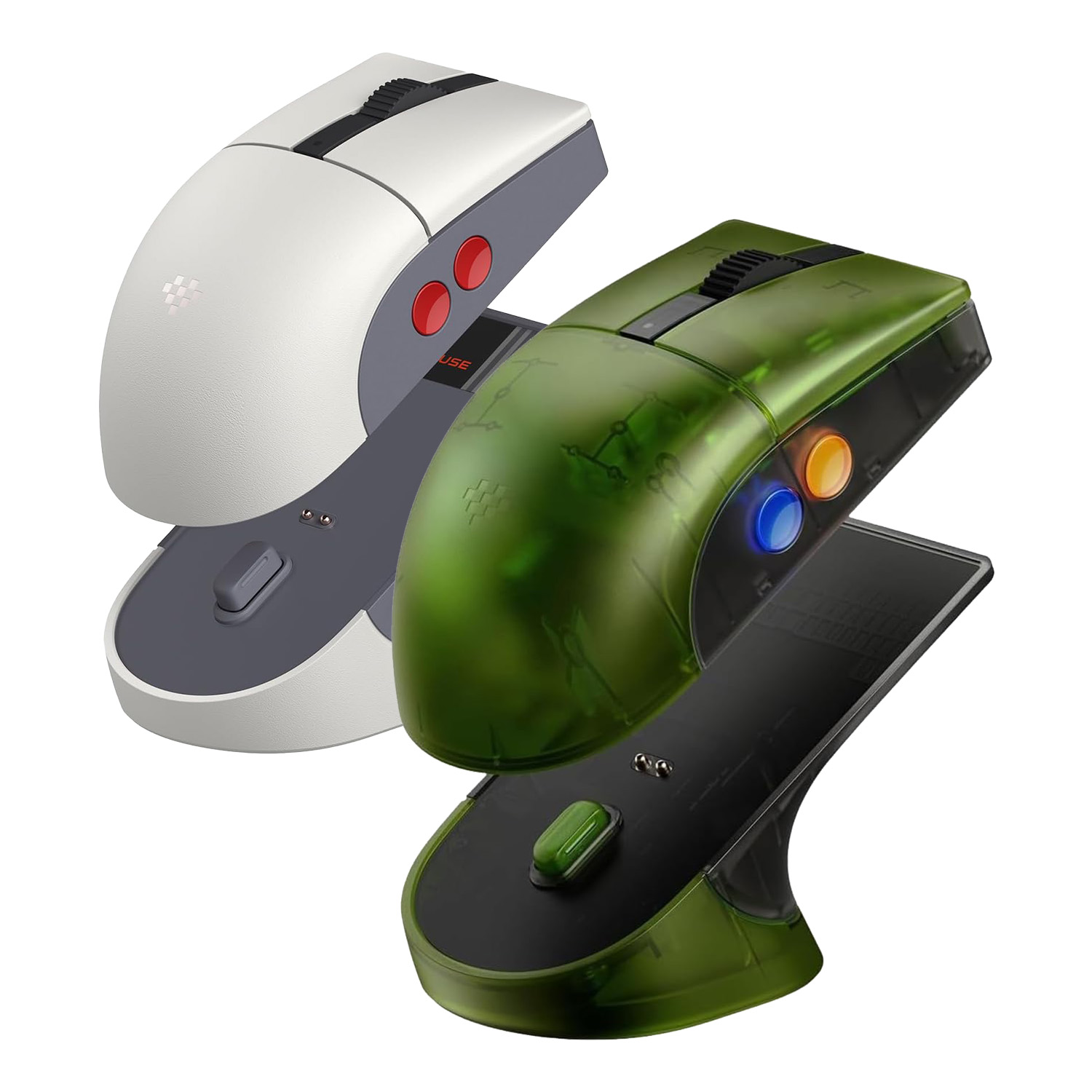 8BitDo Retro R8 Mouse with Charging Dock